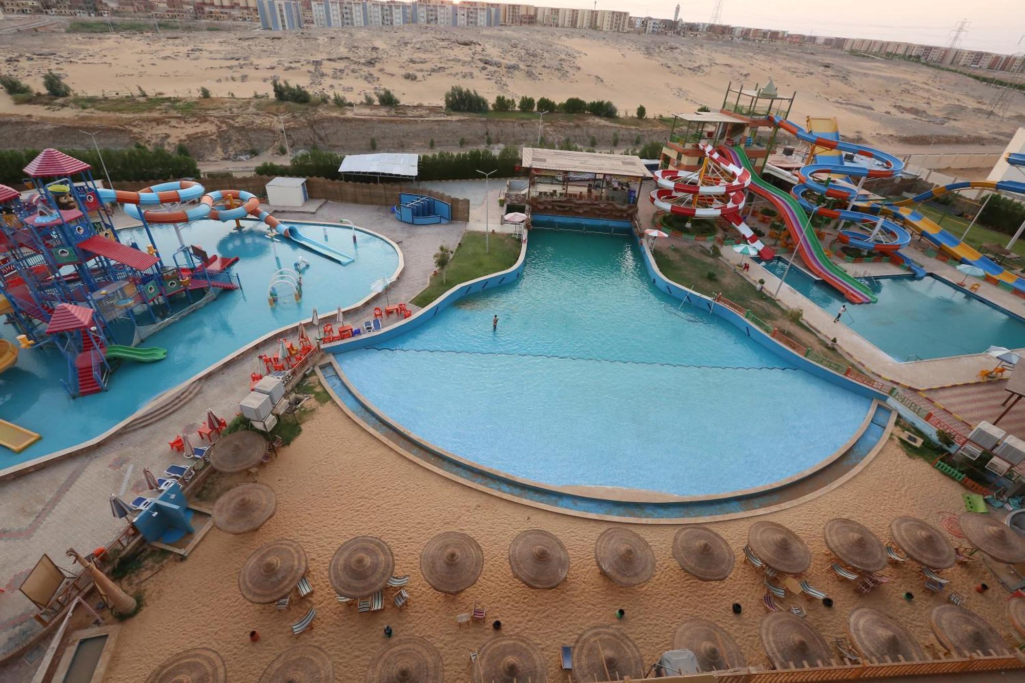 Marina Aqua Park Hotel Asuán Exteriér fotografie